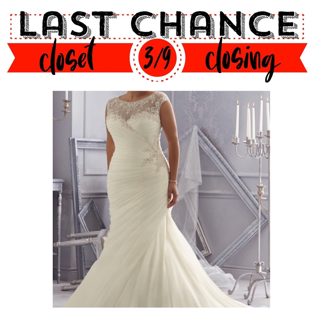 Mori Lee Julietta 3163 Plus Size NEVER WORN